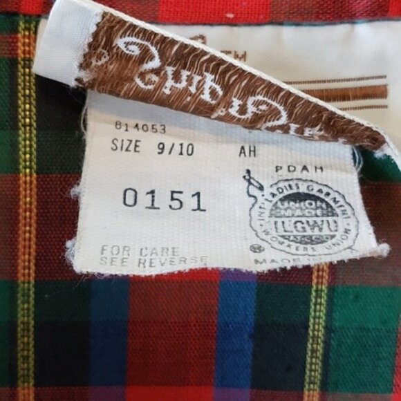Vintage ID by Ship ‘n Shore | Red Green Plaid Shirt - Picture 3 of 5